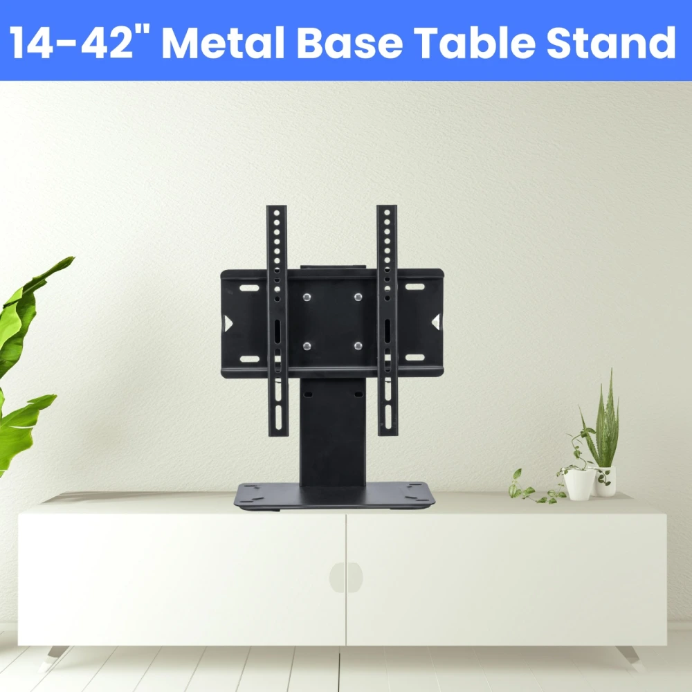 Red Mount LED Table Top Stand  14" To 42" | Adjustable (TT-42) view 2